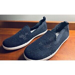 Tommy Bahama Women’s Slip On Shoes Blue Knit‎ Size 9 Excellent Condition!
